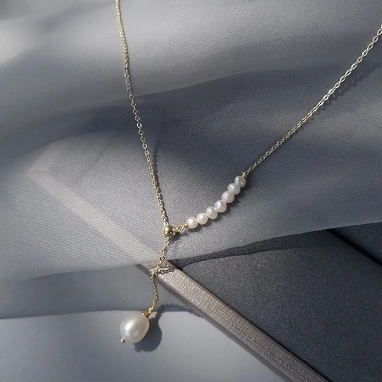 Natural Pearl Necklace Women's Light Luxury Collar Chain 2024 New Style - Image 4