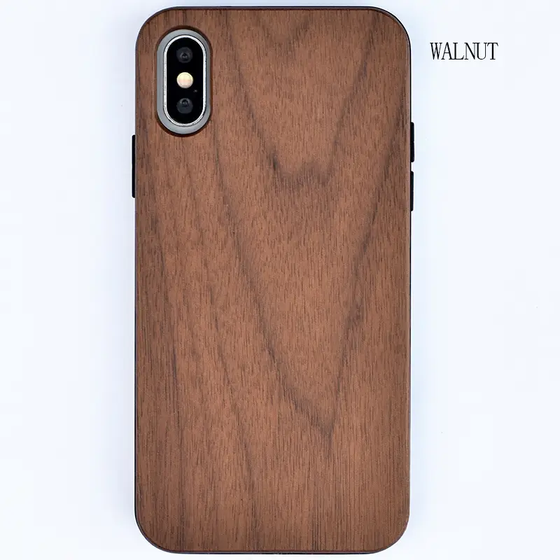 Walnut iPhone Protection Case for XS Max