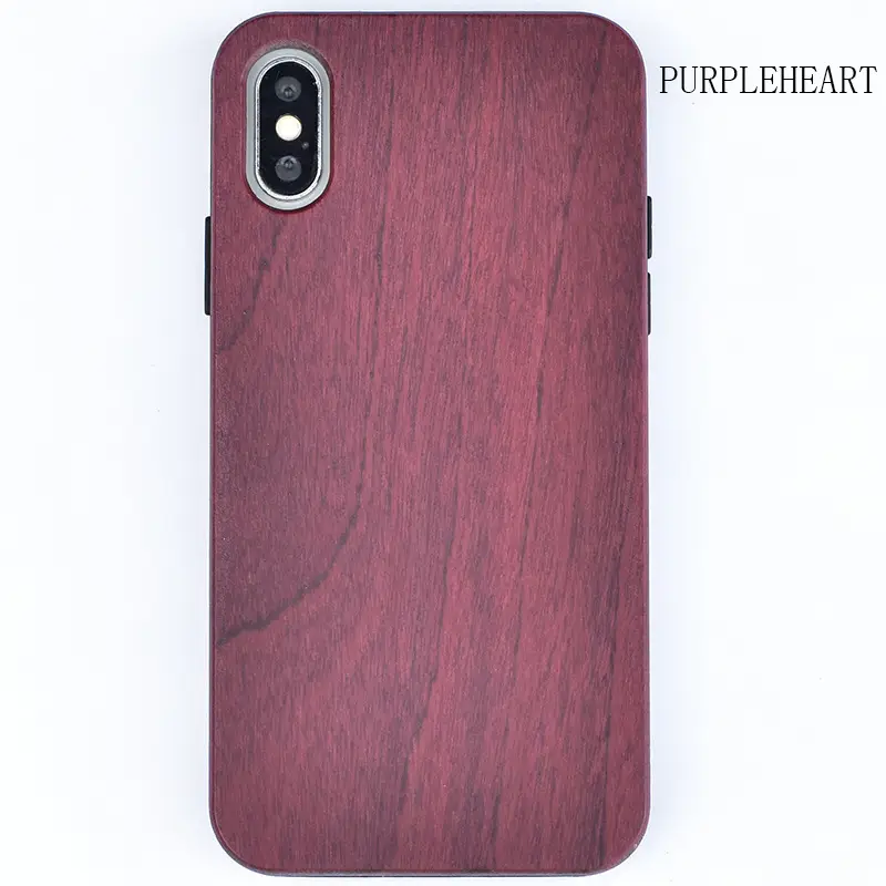 Walnut iPhone Protection Case for XS Max