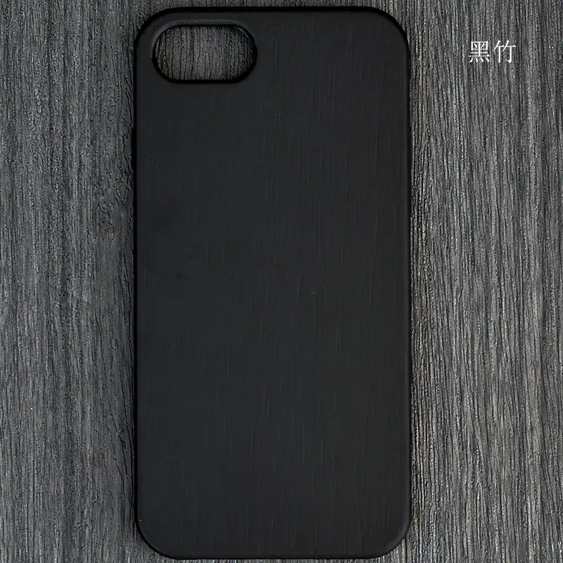 Apple iPhone 7 8P Wooden Mobile Case Black White Bamboo - Image 7