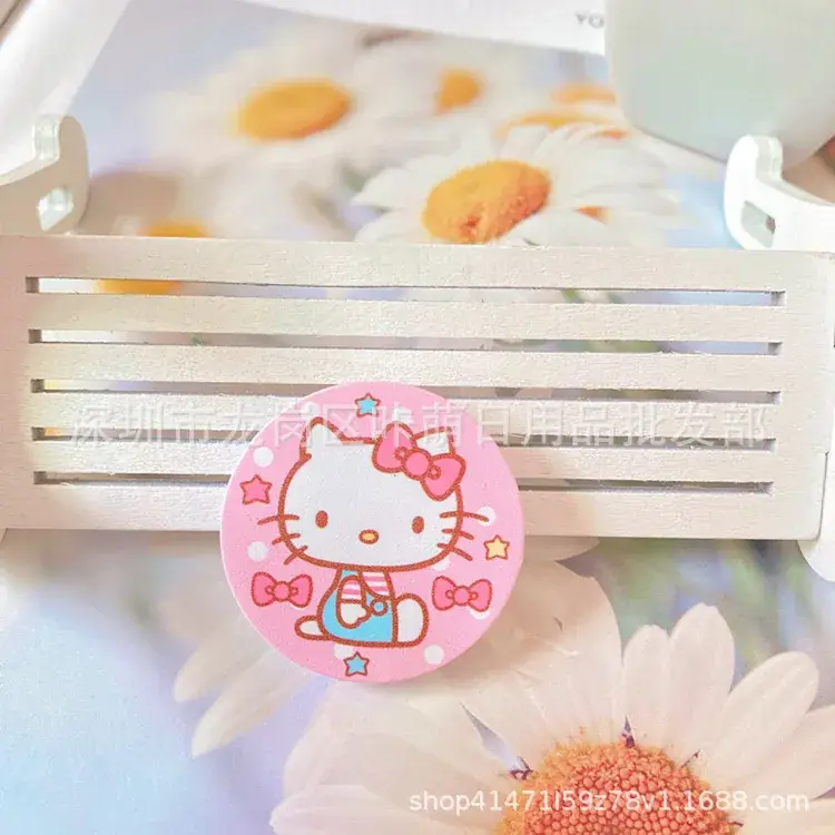 Japanese Style Cinnamon Dog Telescopic Air Cushion Ring Buckle Mobile Phone Holder - Image 2