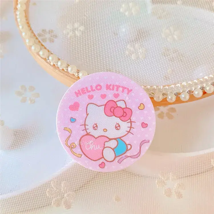 Japanese Style Cinnamon Dog Telescopic Air Cushion Ring Buckle Mobile Phone Holder - Image 20