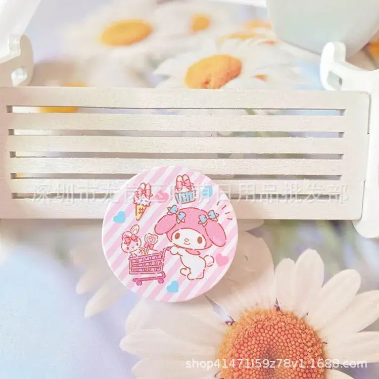 Japanese Style Cinnamon Dog Telescopic Air Cushion Ring Buckle Mobile Phone Holder - Image 4