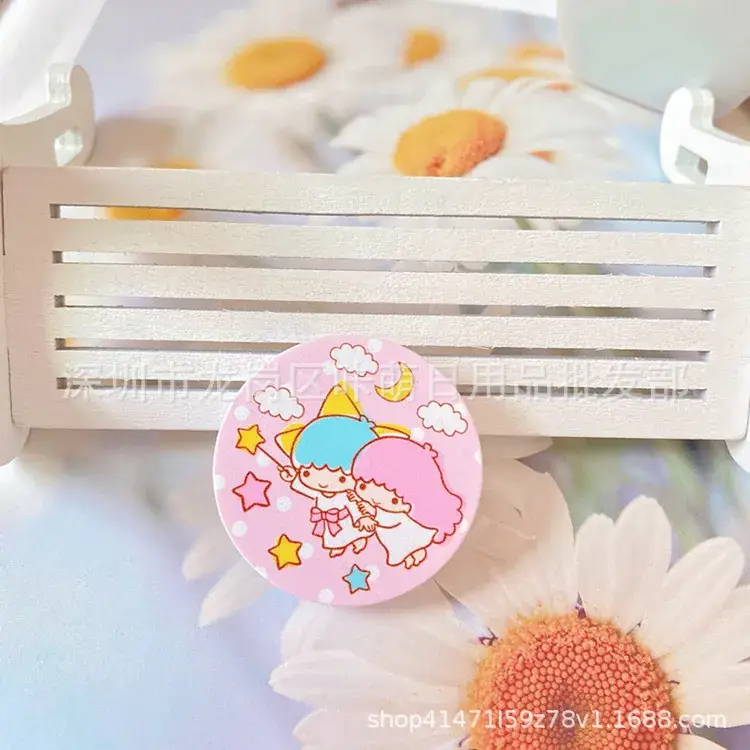 Japanese Style Cinnamon Dog Telescopic Air Cushion Ring Buckle Mobile Phone Holder - Image 5