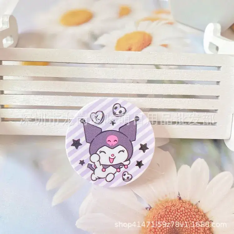 Japanese Style Cinnamon Dog Telescopic Air Cushion Ring Buckle Mobile Phone Holder - Image 6