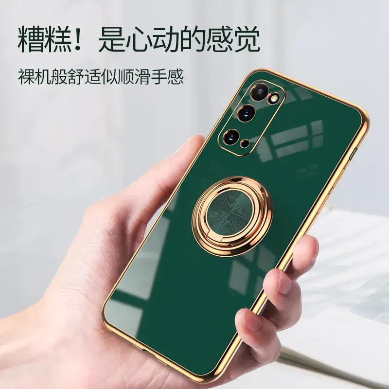Samsung Phone Case with Ring Holder & Gold Finish - Image 8
