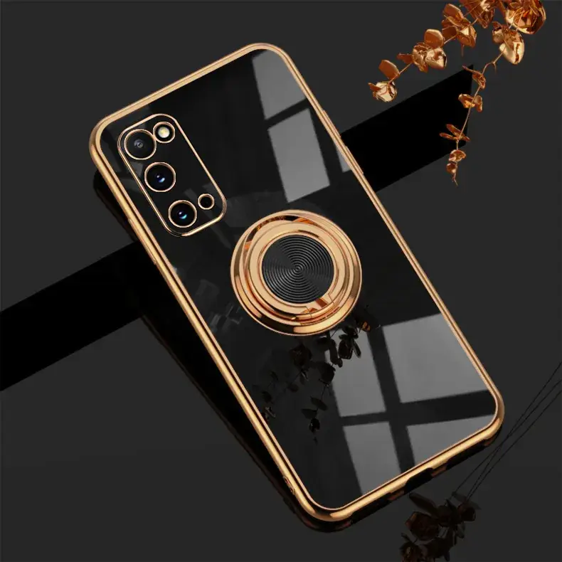 Samsung Phone Case with Ring Holder & Gold Finish - Image 3
