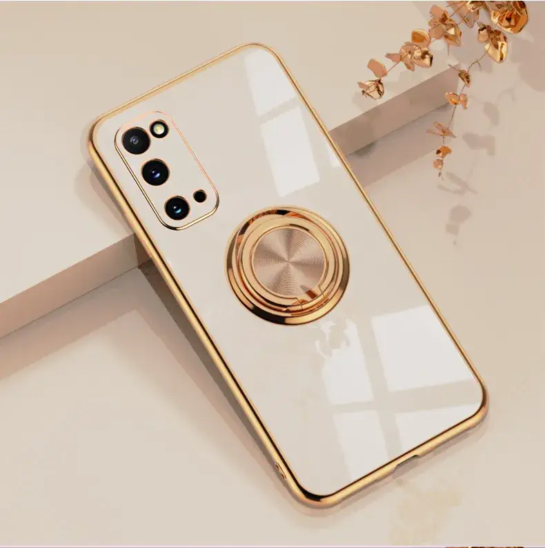 Samsung Phone Case with Ring Holder & Gold Finish - Image 4