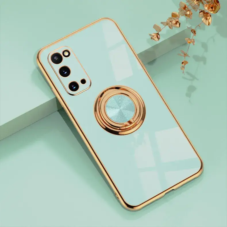 Samsung Phone Case with Ring Holder & Gold Finish - Image 5