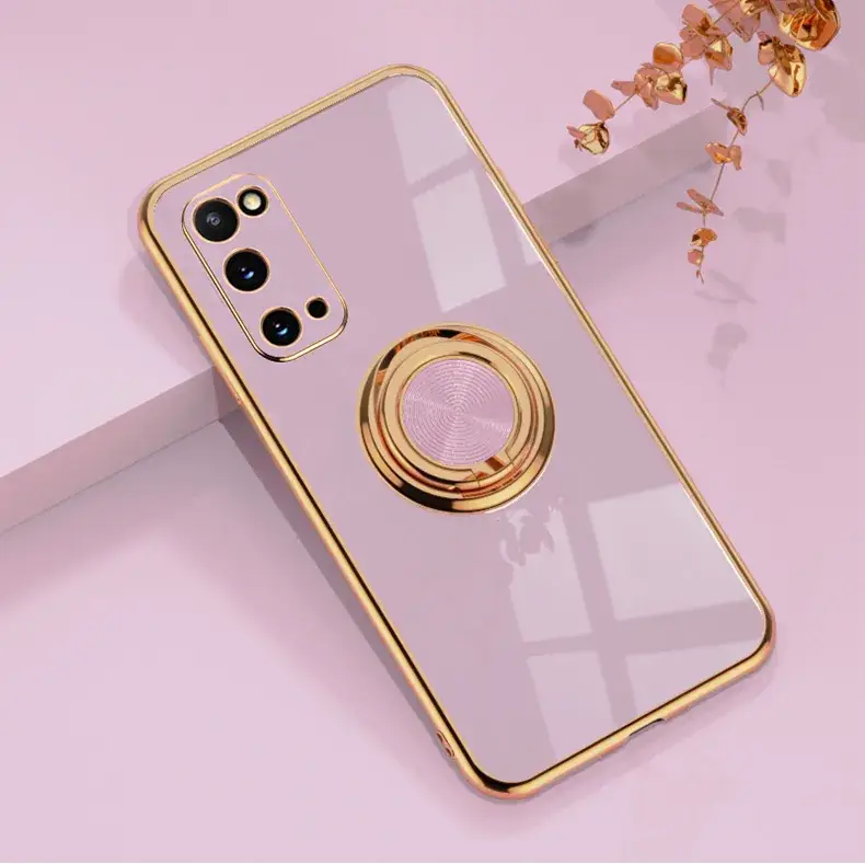 Samsung Phone Case with Ring Holder & Gold Finish - Image 6