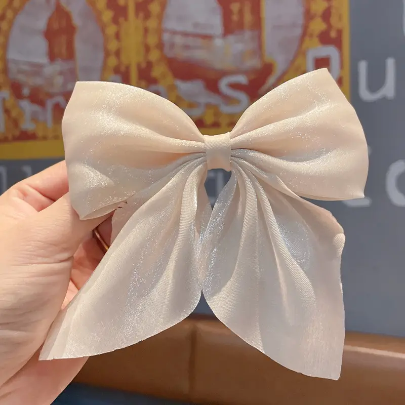 Japanese Jk Bow Hair Clip for Girls Plaid Hairband - Image 12