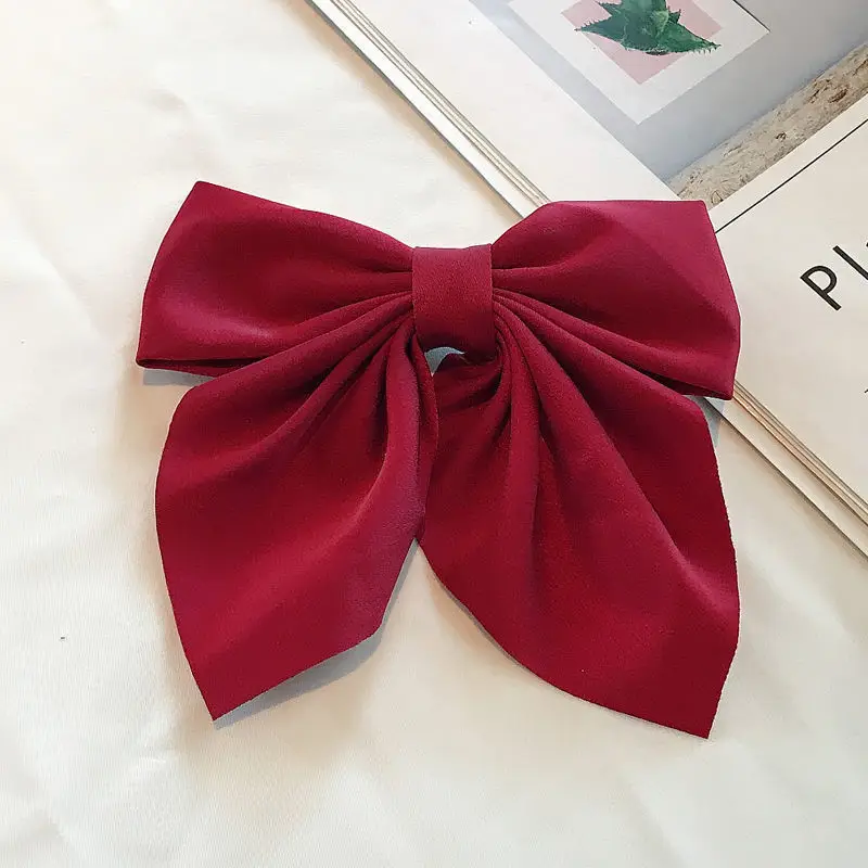 Japanese Jk Bow Hair Clip for Girls Plaid Hairband - Image 5