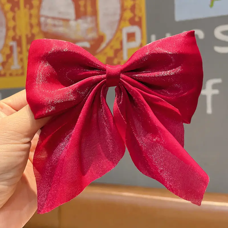 Japanese Jk Bow Hair Clip for Girls Plaid Hairband - Image 7
