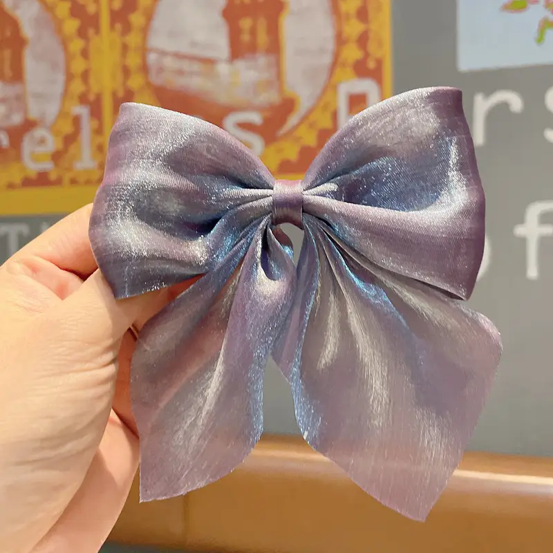 Japanese Jk Bow Hair Clip for Girls Plaid Hairband - Image 8