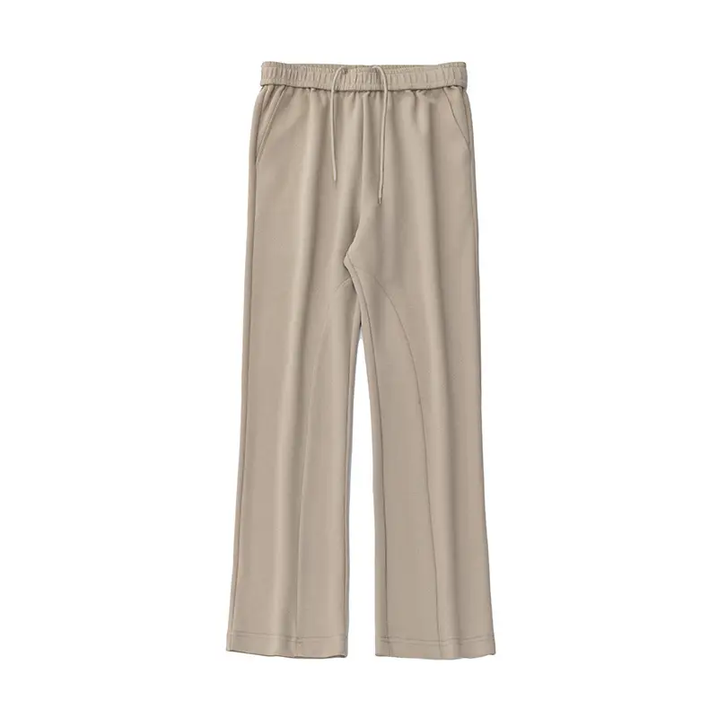 Black Wide Leg Han Lu Pants for Men