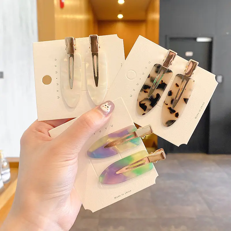 Cyber Acetic Acid Hairpin Clips for Duckbill Side Clip