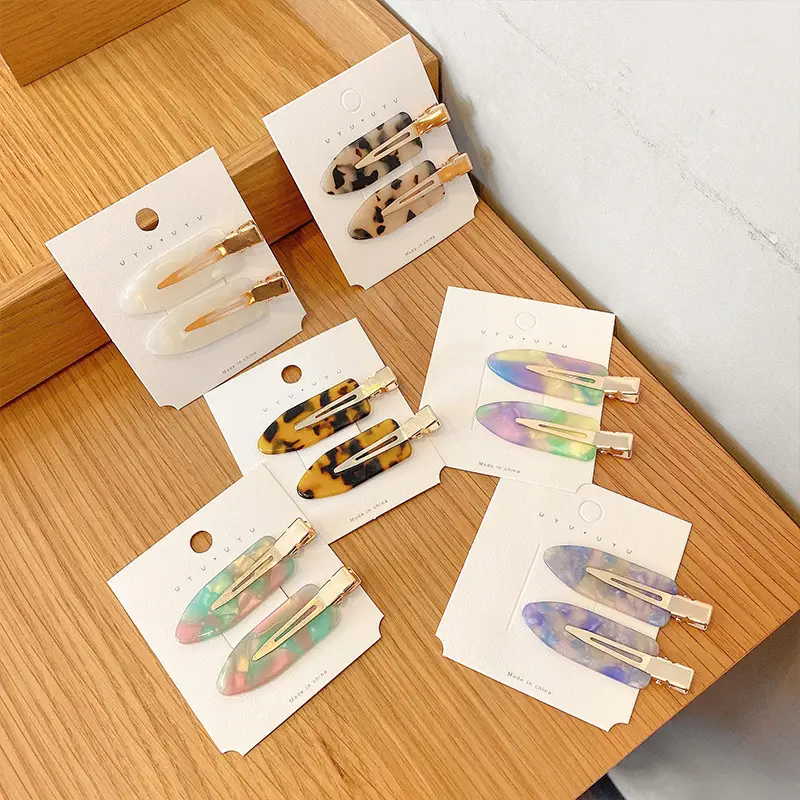 Cyber Acetic Acid Hairpin Clips for Duckbill Side Clip
