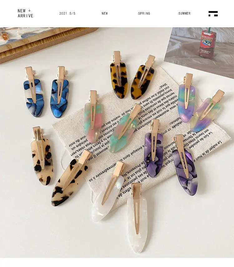 Cyber Acetic Acid Hairpin Clips for Duckbill Side Clip — feature 12
