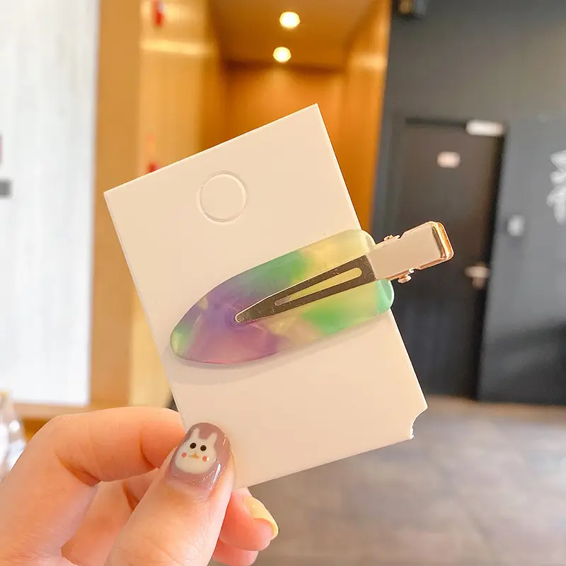 Cyber Acetic Acid Hairpin Clips for Duckbill Side Clip