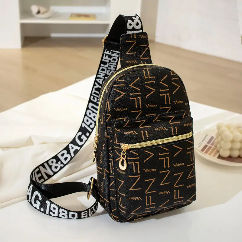 Elegant Letter Print Women's Shoulder Bag 2021 - Image 4