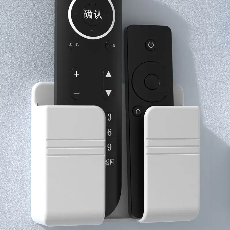 White Adhesive Phone Stand for Wall Mount - Image 22