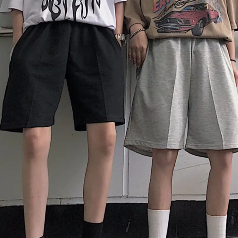 Women's White Loose European Shorts Casual Hot