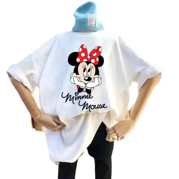 Women Minnie Mouse Cotton T-Shirt Summer 2025 - Image 5