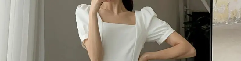帮手描述图:2022夏季新款复古赫本风小黑裙胖妹妹收腰显瘦方