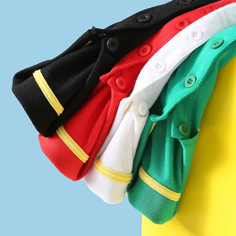 Boys Cotton Polo T-Shirt 2026 Summer Kids