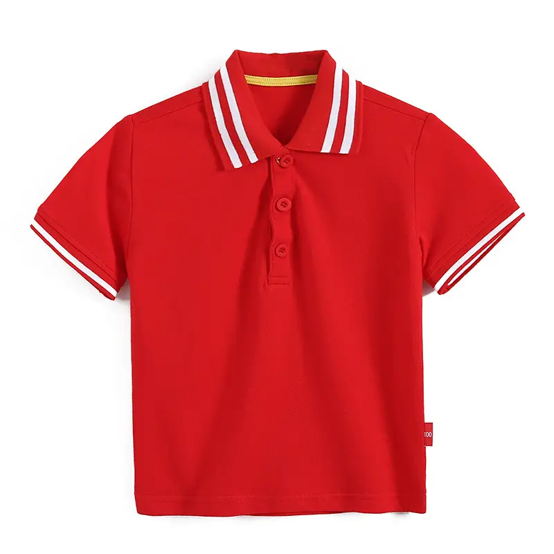 Boys Cotton Polo T-Shirt 2026 Summer Kids