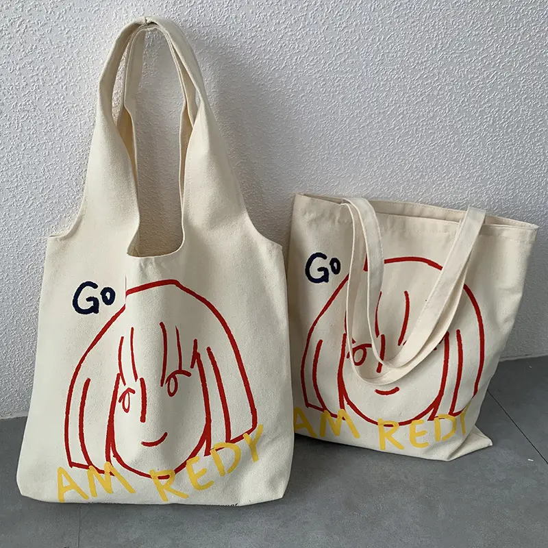 Women Canvas Shoulder Bag with Art Design Large Capacity — feature 16
