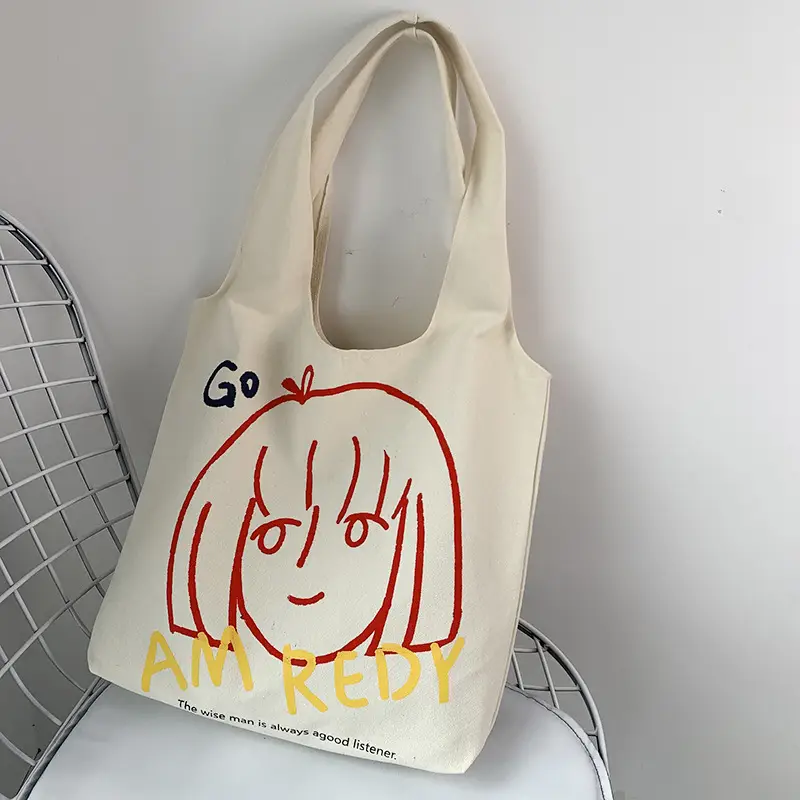Women Canvas Shoulder Bag with Art Design Large Capacity — feature 31
