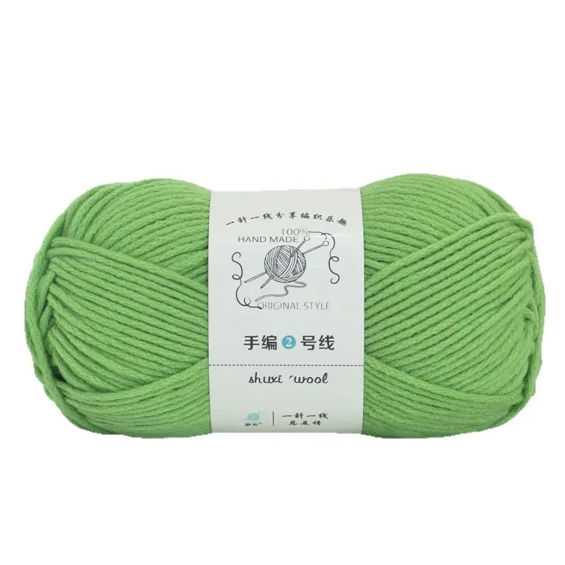 6 Strands of Milk Cotton Wool Ball, Medium Thick Thread Ball, Special Price Wholesale Hat Scarf, Crochet Slippers, Hand Knitting Material Package