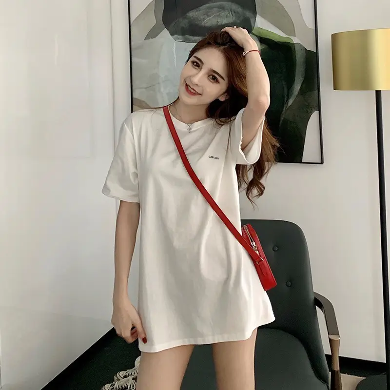 Women Cropped Short Sleeve T-Shirt 2026 Summer - Image 5