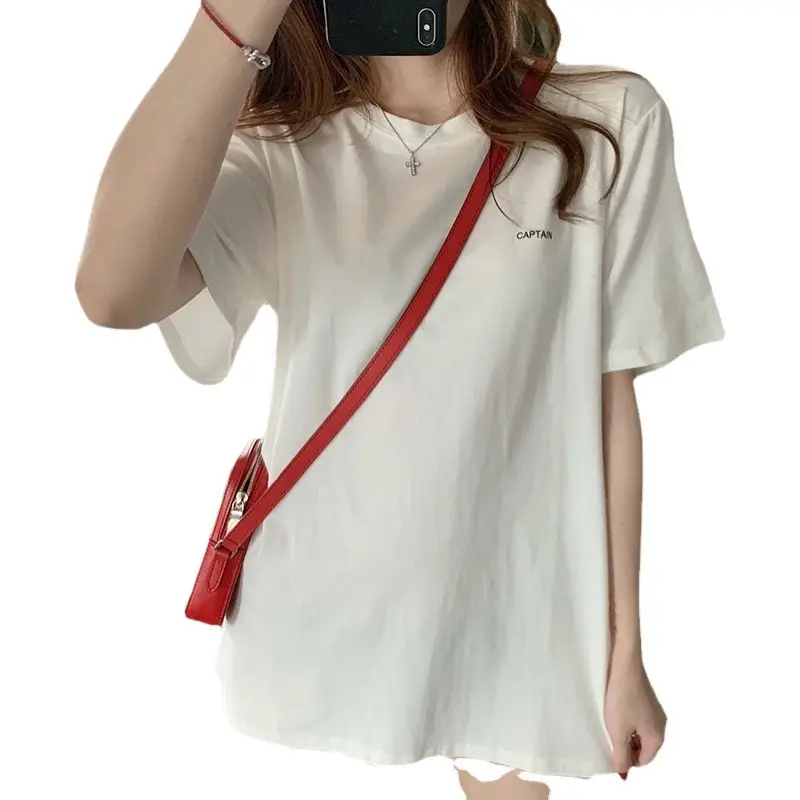 Women Cropped Short Sleeve T-Shirt 2026 Summer - Image 8