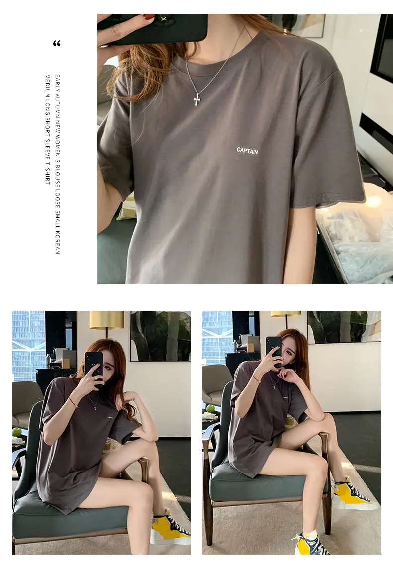 Women Cropped Short Sleeve T-Shirt 2026 Summer — feature 19