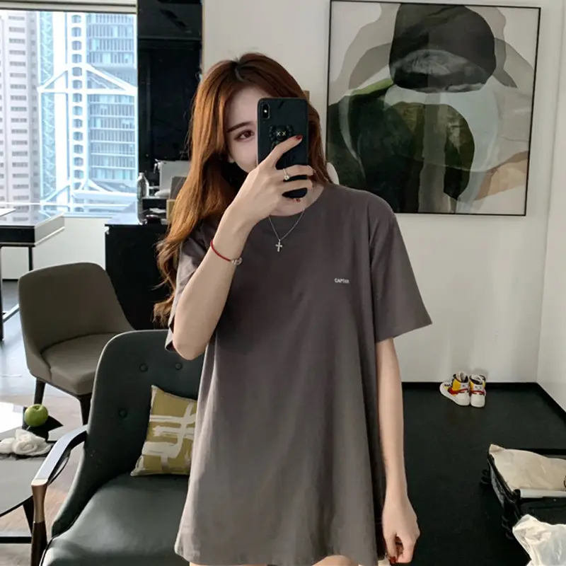 Women Cropped Short Sleeve T-Shirt 2026 Summer - Image 3