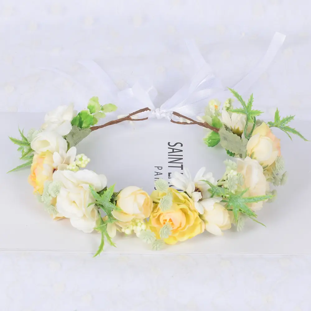Pink Floral Crossbody Headband for Girls