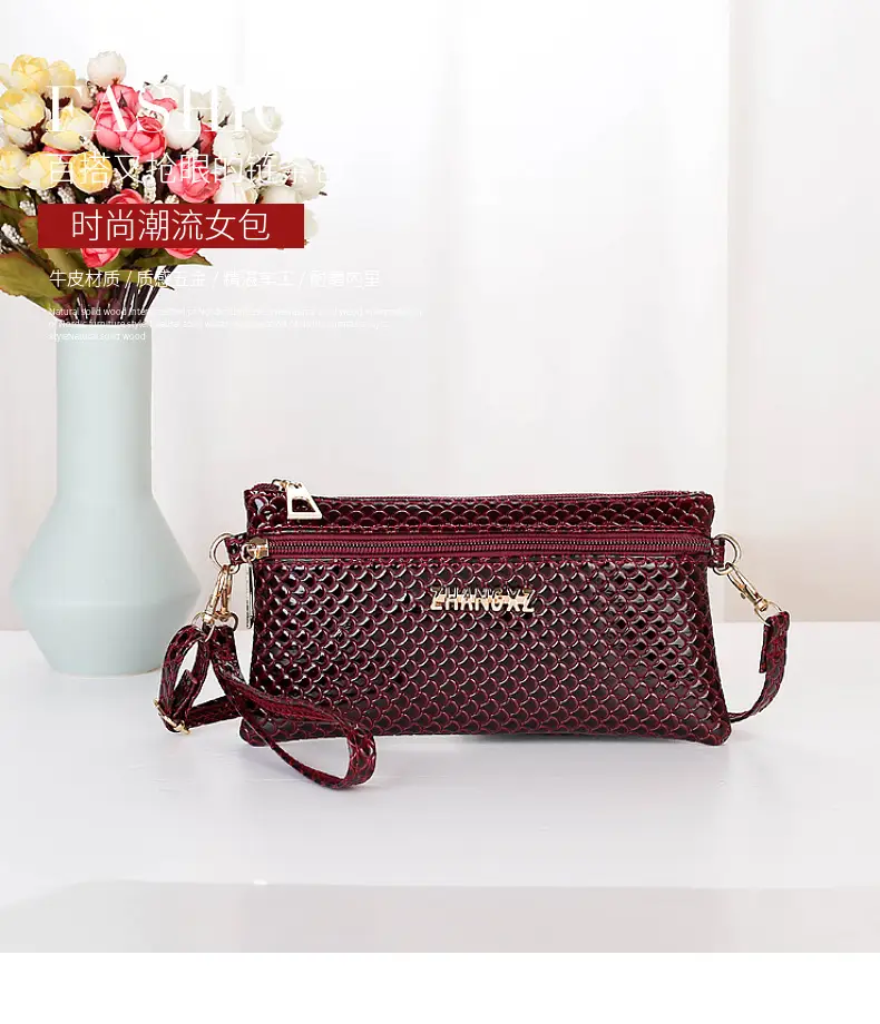 Black Textured Shoulder Crossbody Bag for Women — feature 1