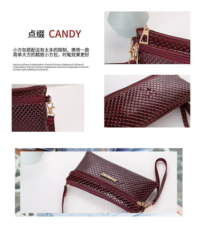 Black Textured Shoulder Crossbody Bag for Women — feature 3