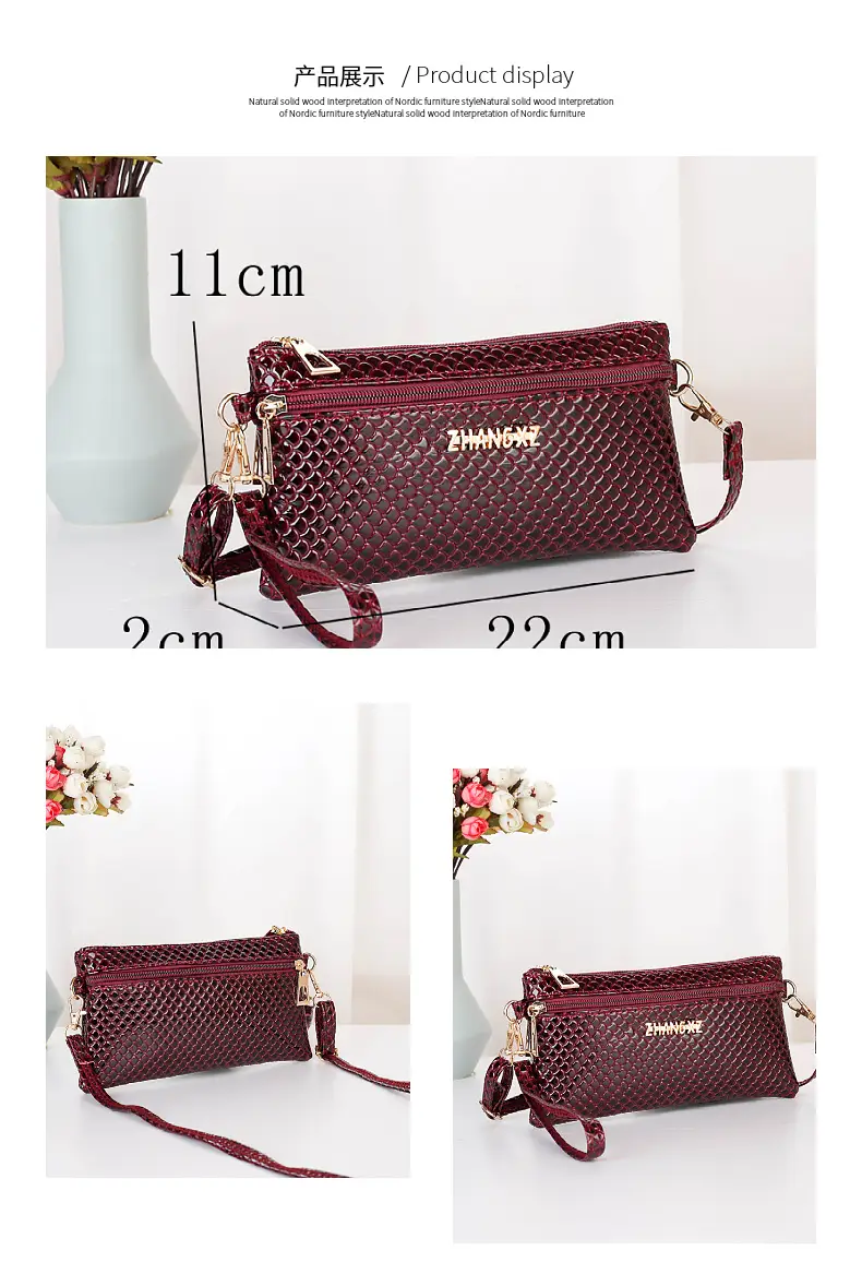 Black Textured Shoulder Crossbody Bag for Women — feature 6
