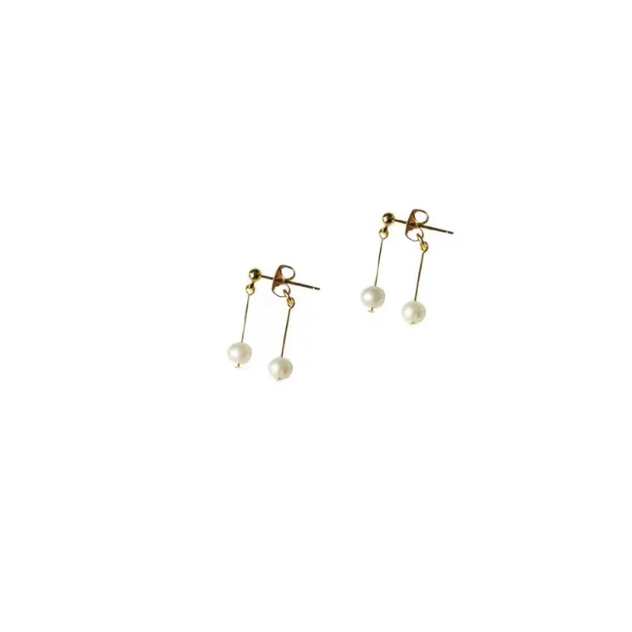Smart Natural Freshwater Pearl Earrings Small French Fairy Ear Studs — feature 6
