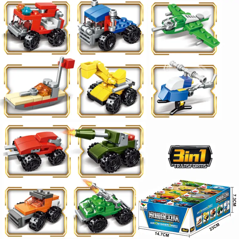Kids Toy Cars Educational Building Blocks Compatible with Lego Bricks - Image 11