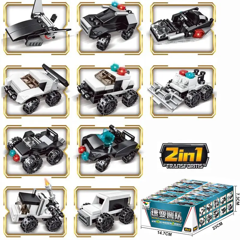 Kids Toy Cars Educational Building Blocks Compatible with Lego Bricks - Image 8