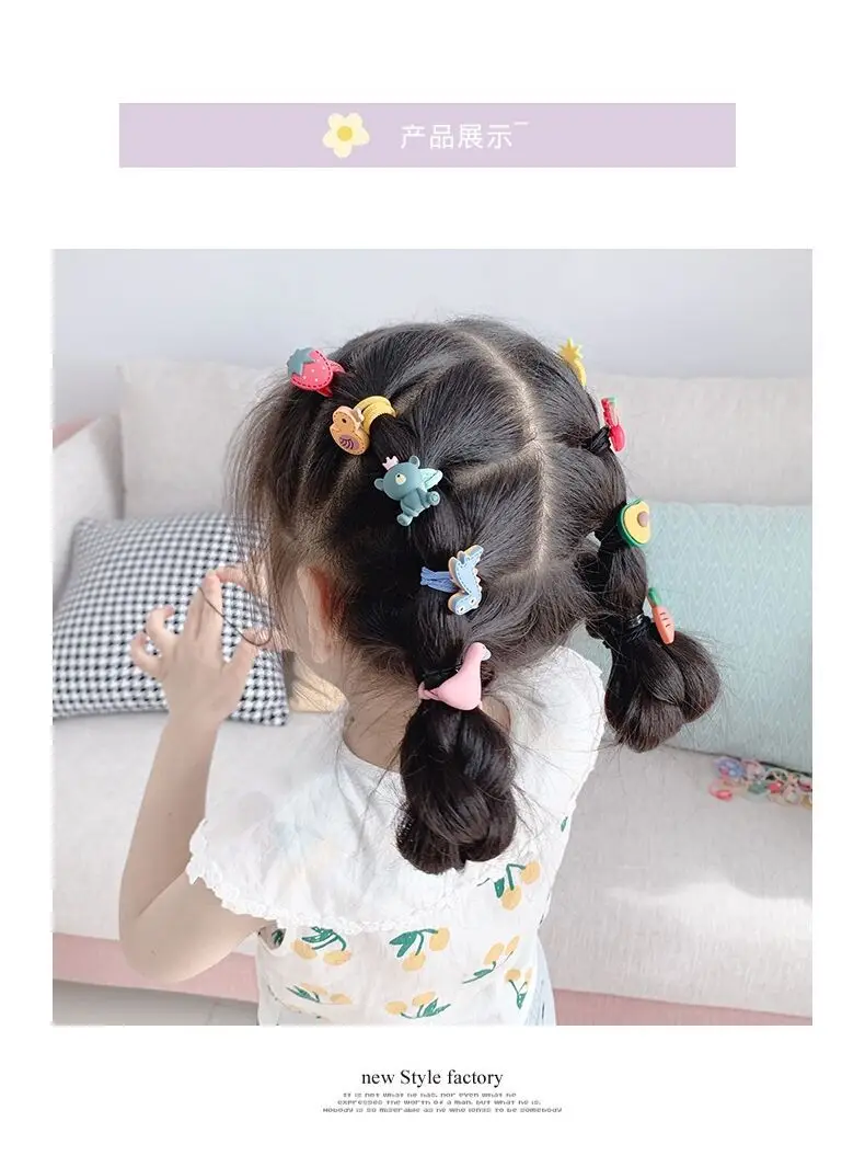 Children's Fruit Hair Bands for Girls Red Rubber Band — feature 18