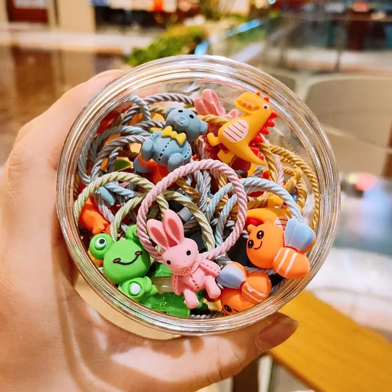 Children's Fruit Hair Bands for Girls Red Rubber Band