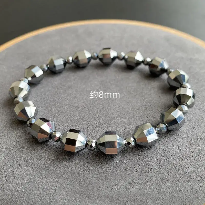 Silica Lantern Beads Bracelet 19.1g Black - Image 5