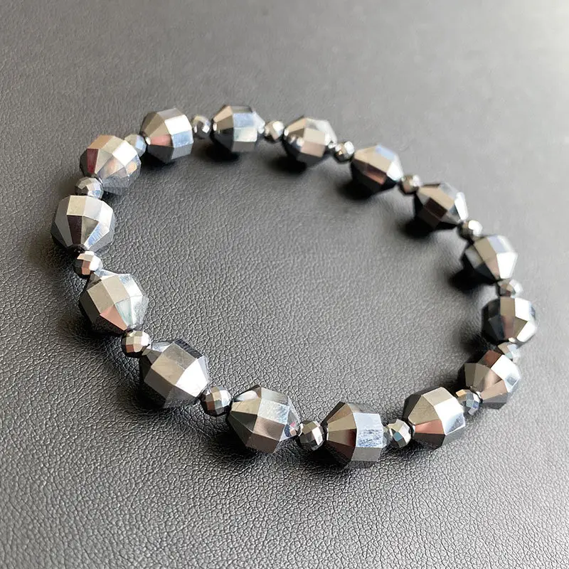 Silica Lantern Beads Bracelet 19.1g Black — feature 11