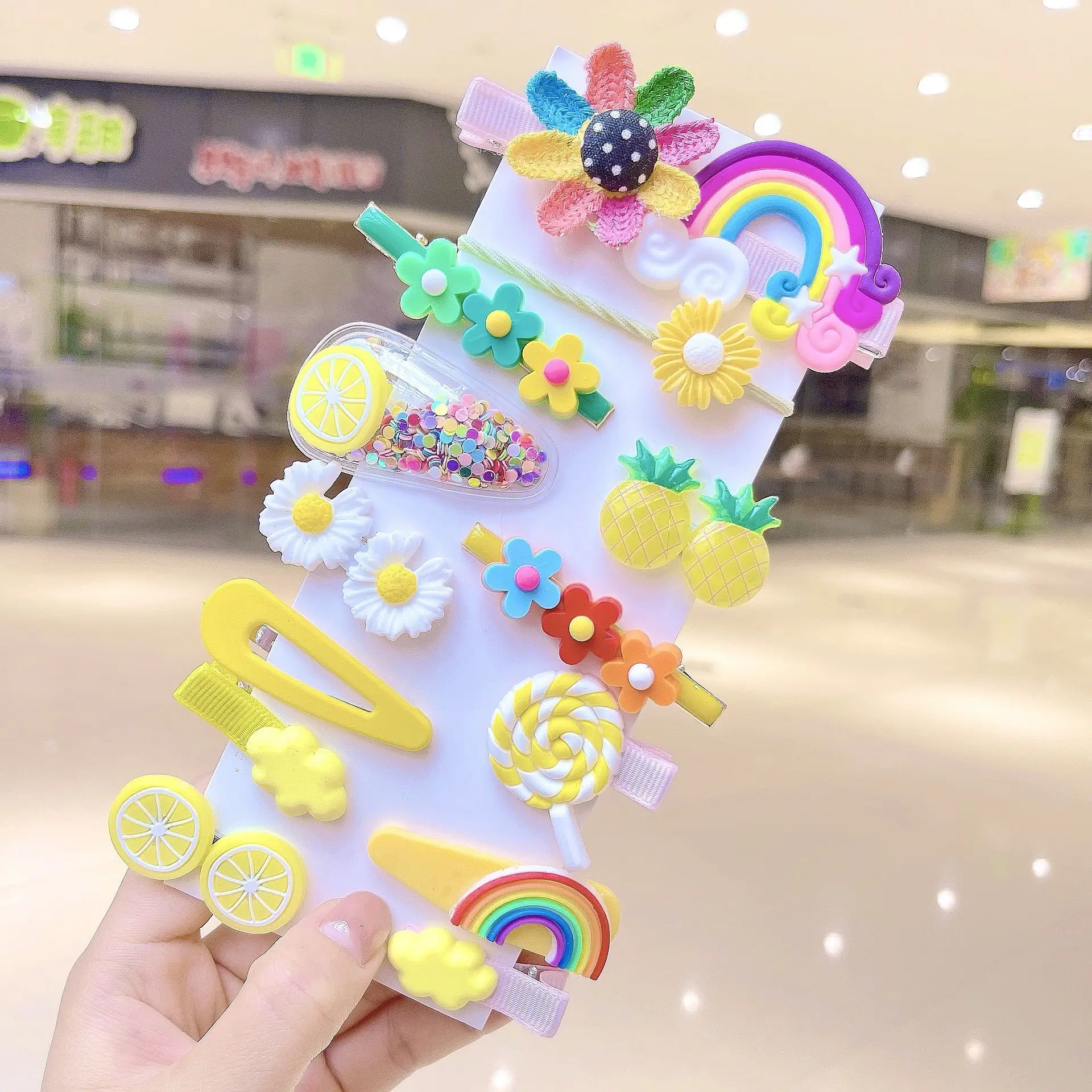 Cute Rainbow Hair Accessories for Girls 2025 - Image 2