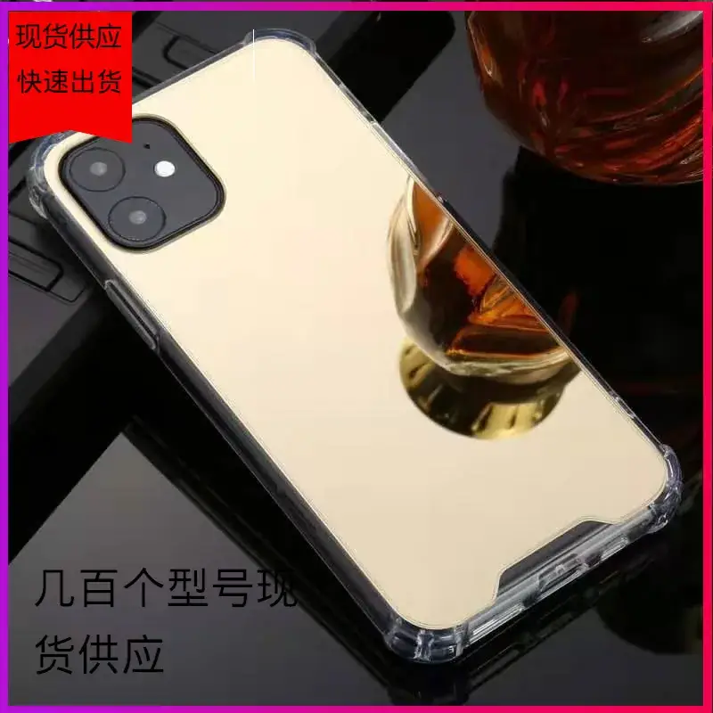 Apple 17 Promax Mirror Phone Case 16 Four Corners Anti-Fall 15 Acrylic 14 Mirror 13 Makeup Case 11 - Image 3